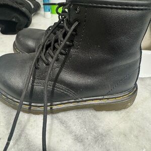 Dr. Martens Black Kids Boots